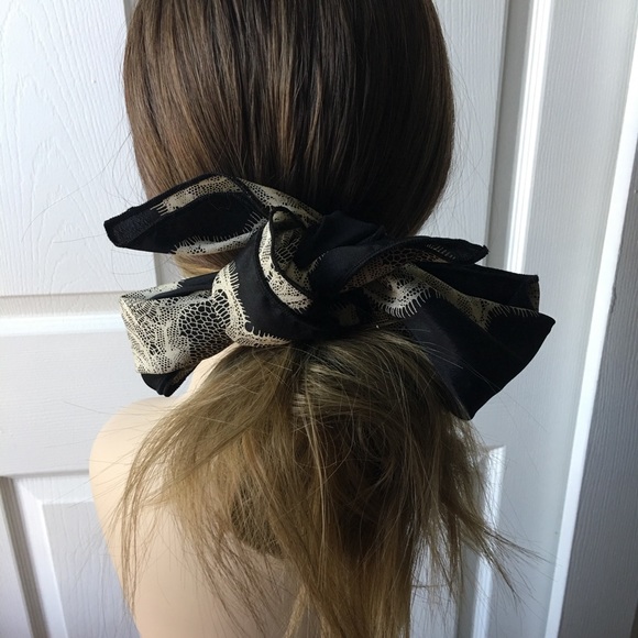 Hair Scarf Headband Ponytail Hair Scarf - Picture 3 of 8